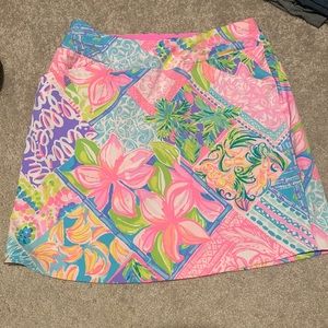NWT Lilly Pulitzer Monica Skort Block Party Golf
